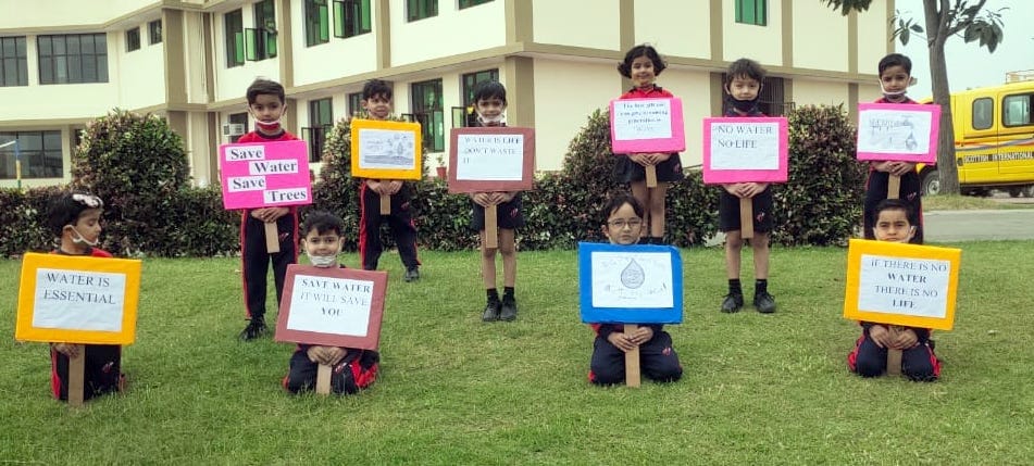 Inspired students to conserve water