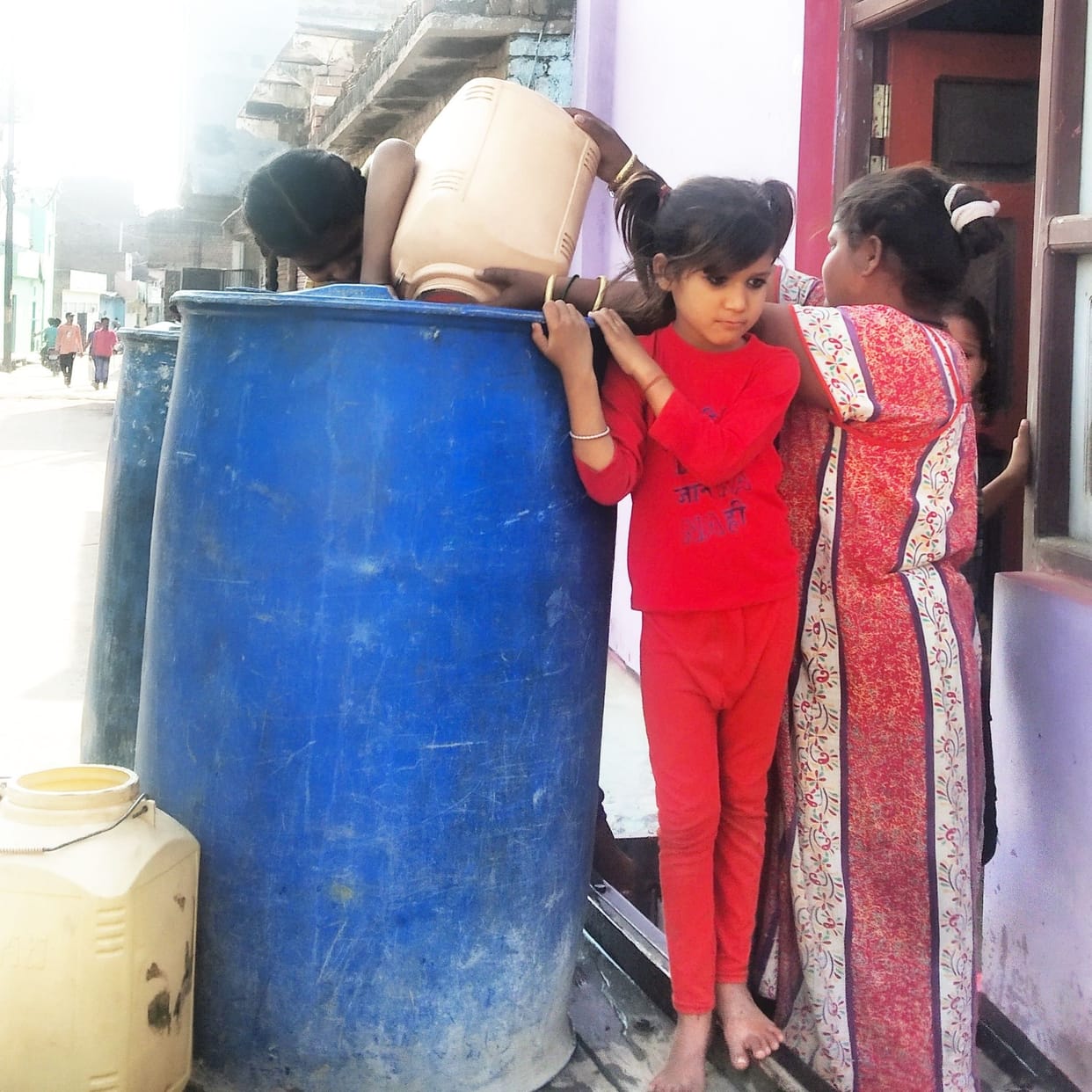 electric cut efected water collection