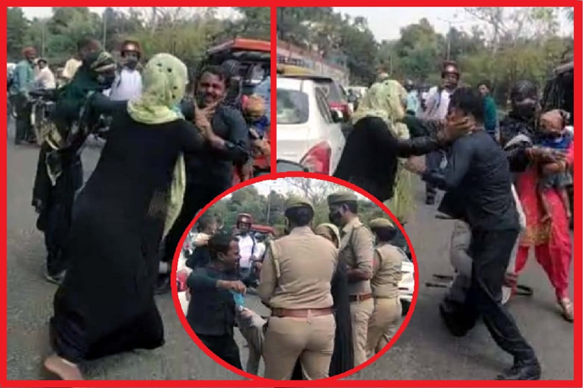 UP News: A victim family has ruckus near SSP office at Meerut and see photos