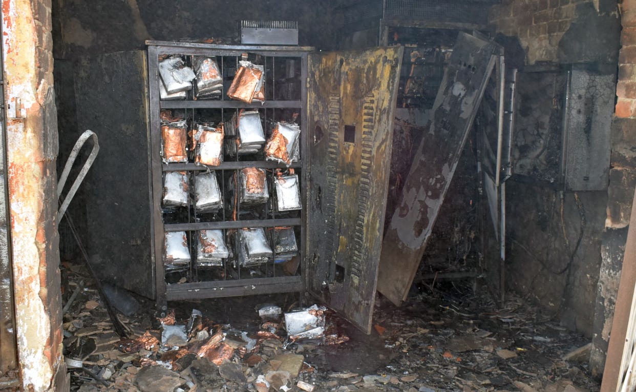 Control room set on fire by short circuit