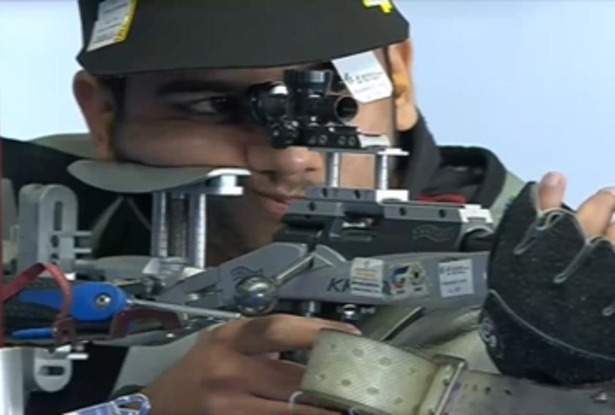 Aishwary Pratap Singh Tomar wins gold medal in 50m Rifle 3 Positions at the ISSF shooting World Cup in Delhi