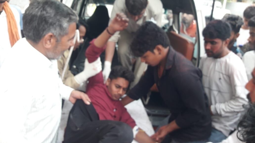 One injured due to bullet fired during tricolor trip on Martyr's day
