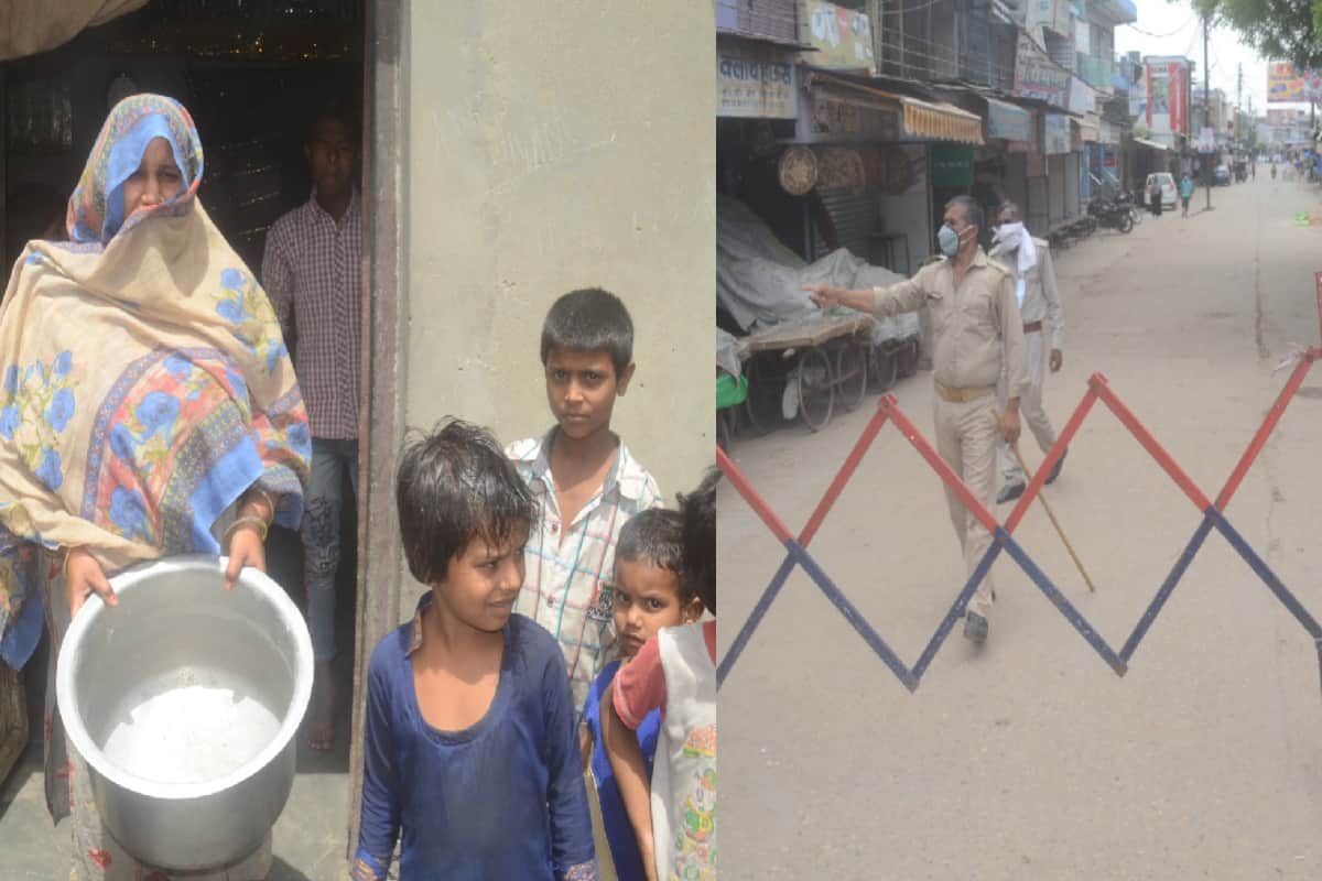 Lockdown one year completes: all markets and road were closed before one year in Baghpat and see photos