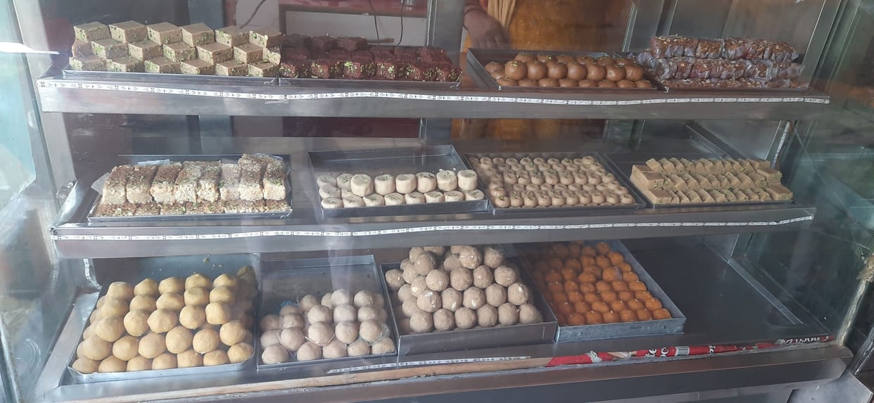 No officer is monitoring the shopkeepers who make sweets