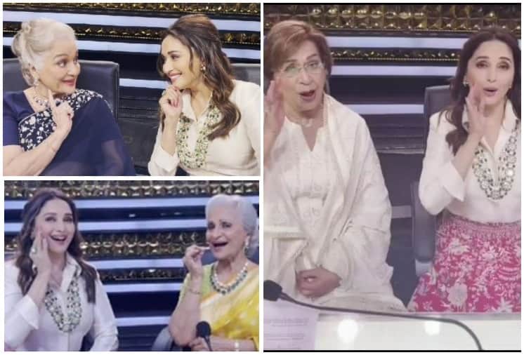 Madhuri Dixit Dance Video with Waheeda Rehman, Asha Parekh and Helen in Dance Deewane 3 Goes Viral