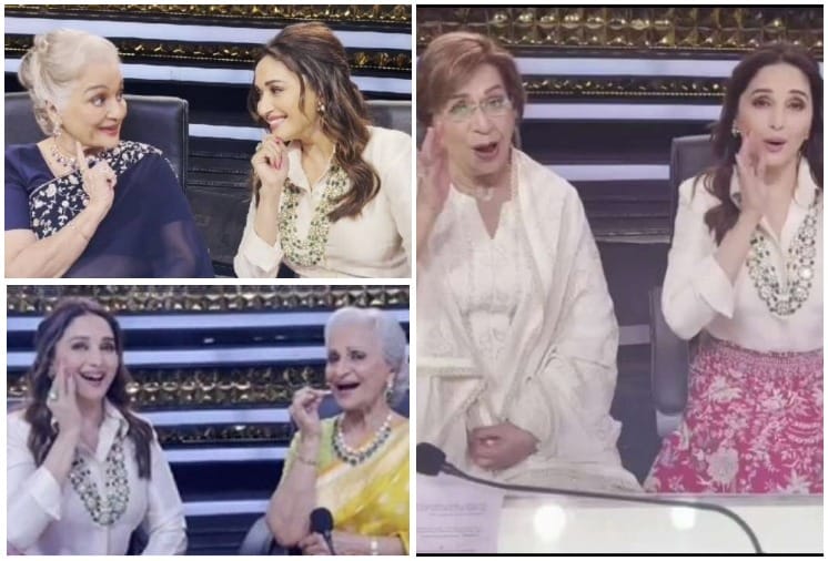 Madhuri Dixit Dance Video with Waheeda Rehman, Asha Parekh and Helen in Dance Deewane 3 Goes Viral