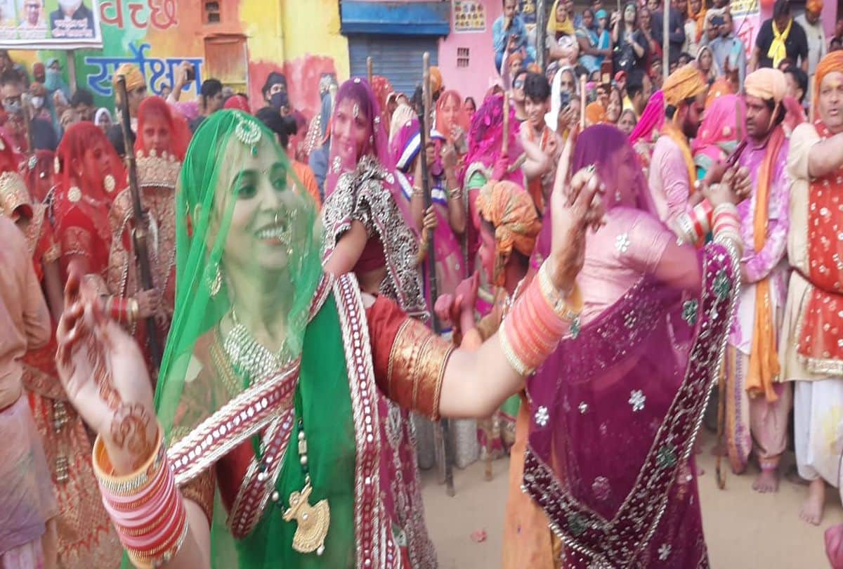 Nandgaon Ki Lathamar Holi Celebrated After Barsana In Mathura