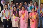 रुद्रपुर में गठित नई कार्यकारिणी के पदाधिकारी व सदस्य।