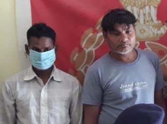 arrested,auraiya news,two youth,making,raw liquar