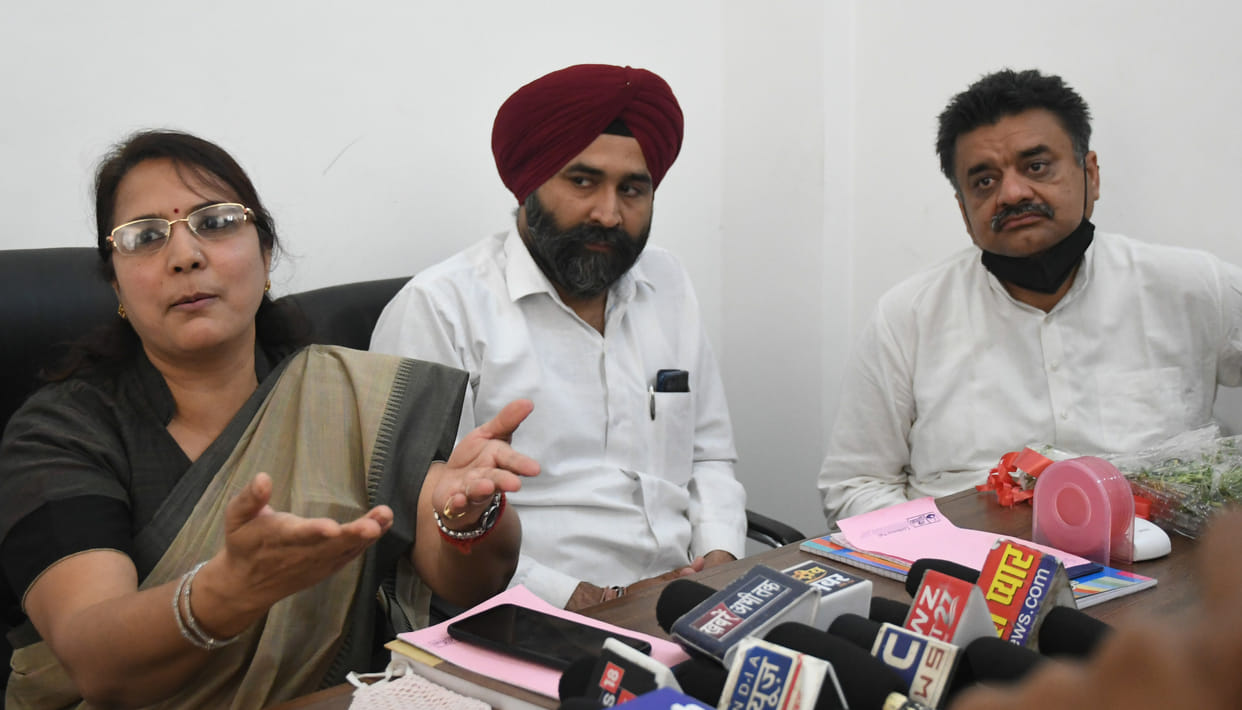 Congress engaged in strengthening the organization in the state including the district