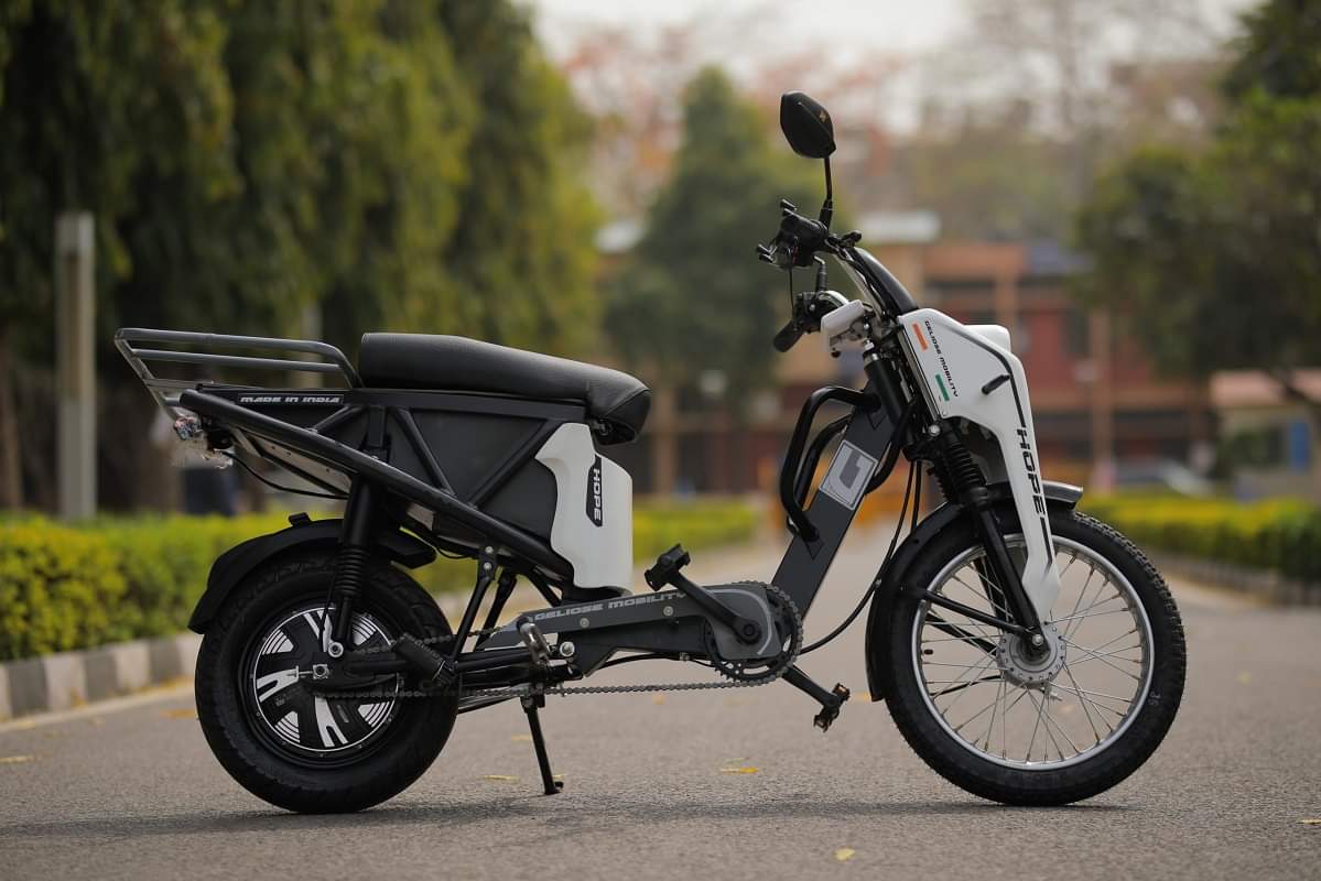 Geliose Hope Electric Scooter launched with claimed running cost of 20 paise per kilometer IIT Delhi Startup Geliose Mobility electric vehicles in india 2021