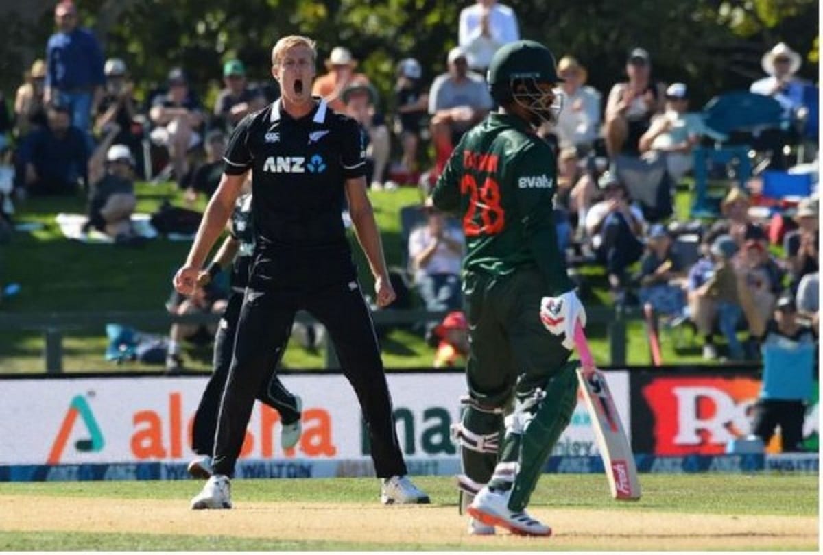 ICC fined New Zealand cricketer Kyle Jamieson due to breach of conduct NZ vs BAN ODI match