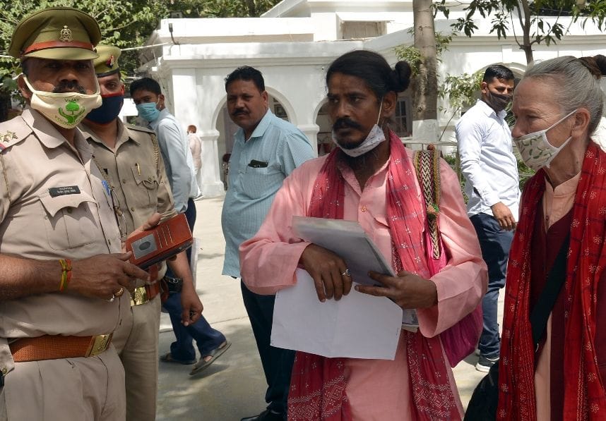 Charge of illegal occupation at Shivdham Ashram