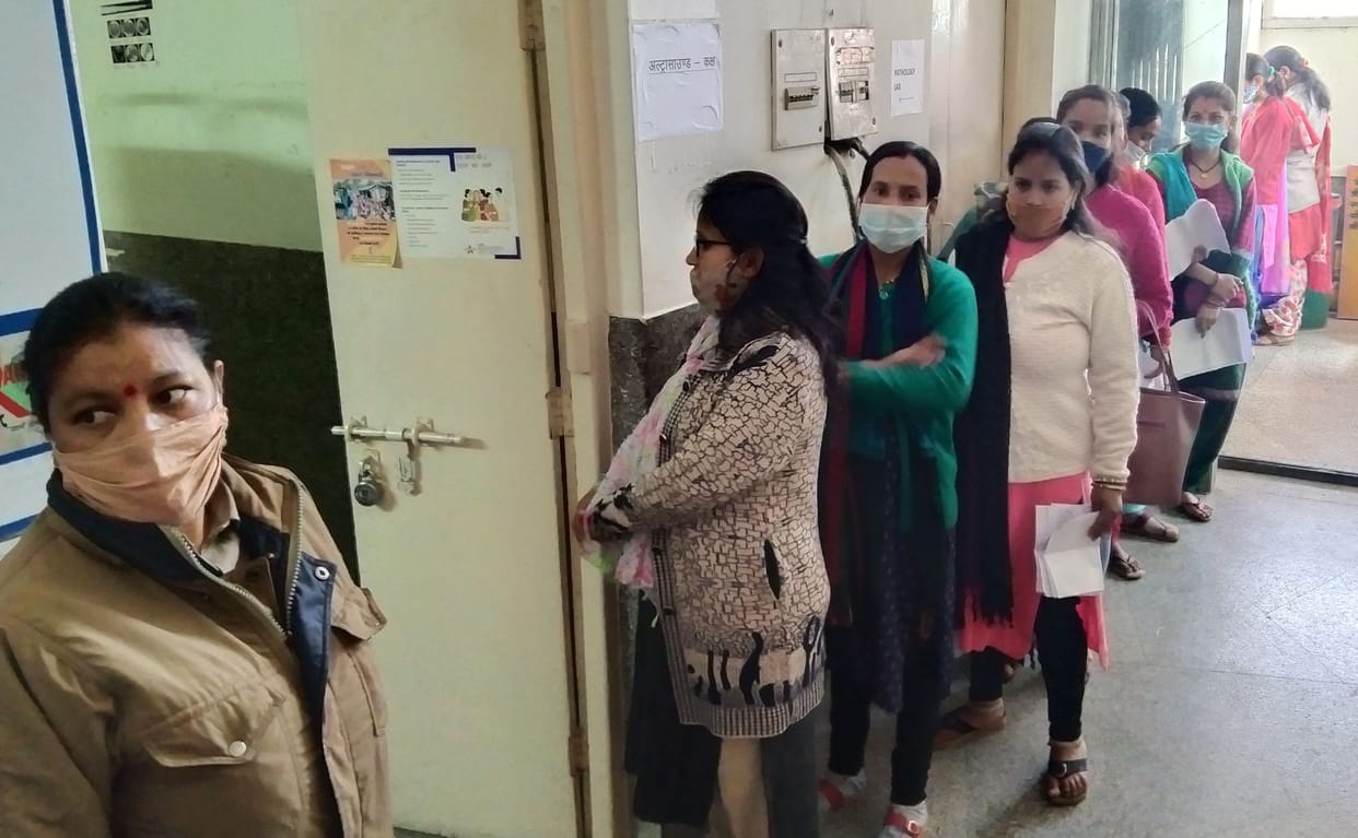 Normal ultrasound was at a standstill, only pregnant women received services