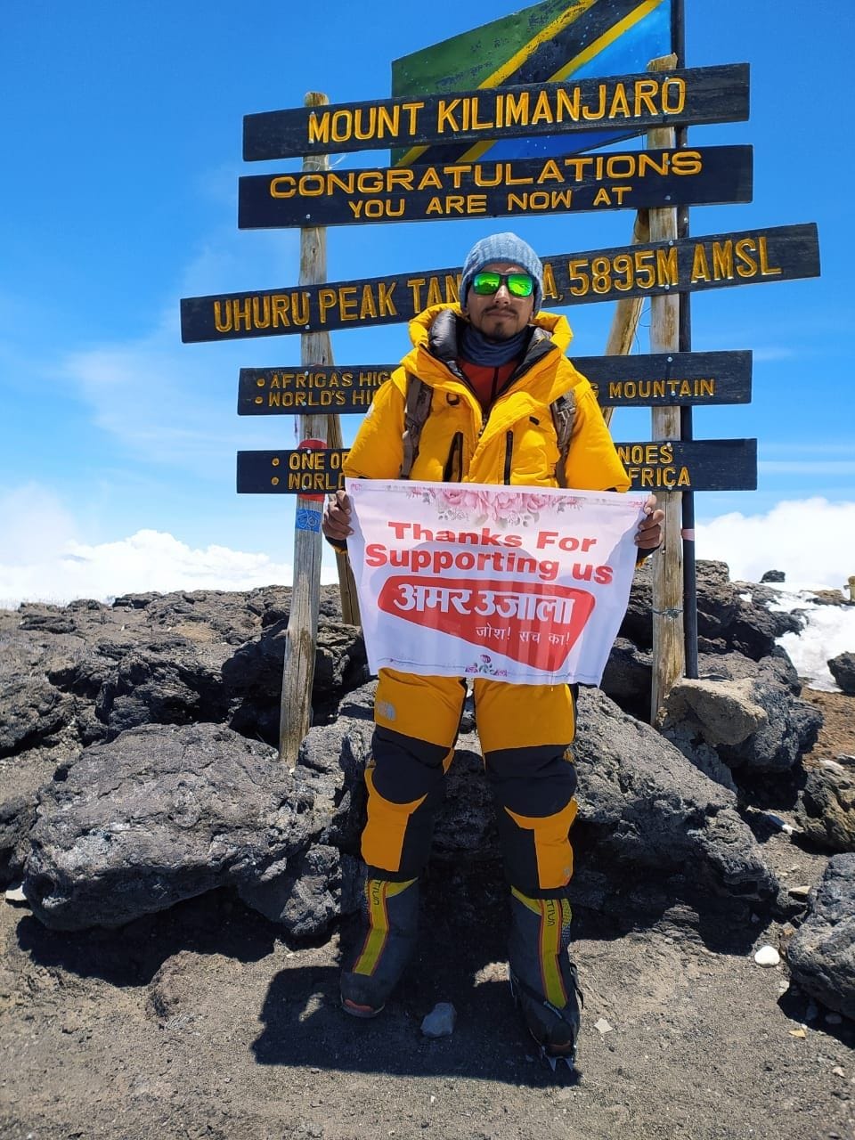 Rohtash Khileri sets record for 24 hours at Kilimanjaro peak