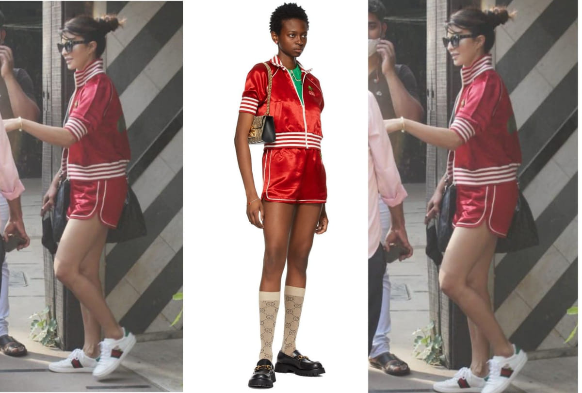 malaika arora or jacqueline fernandez whose look hot in red short dress