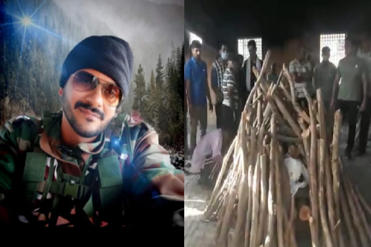 Funeral held in Meerut after death of Hawaldar Manoj Sisodia in Arunachal Pradesh and see photos