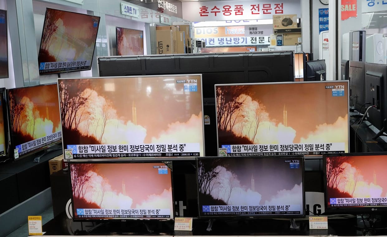 North Korea tests ballistic missiles