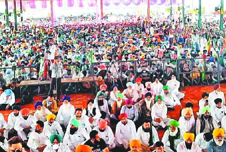 Kisan Mahapanchayat at Sarhind Grain Market of Punjab