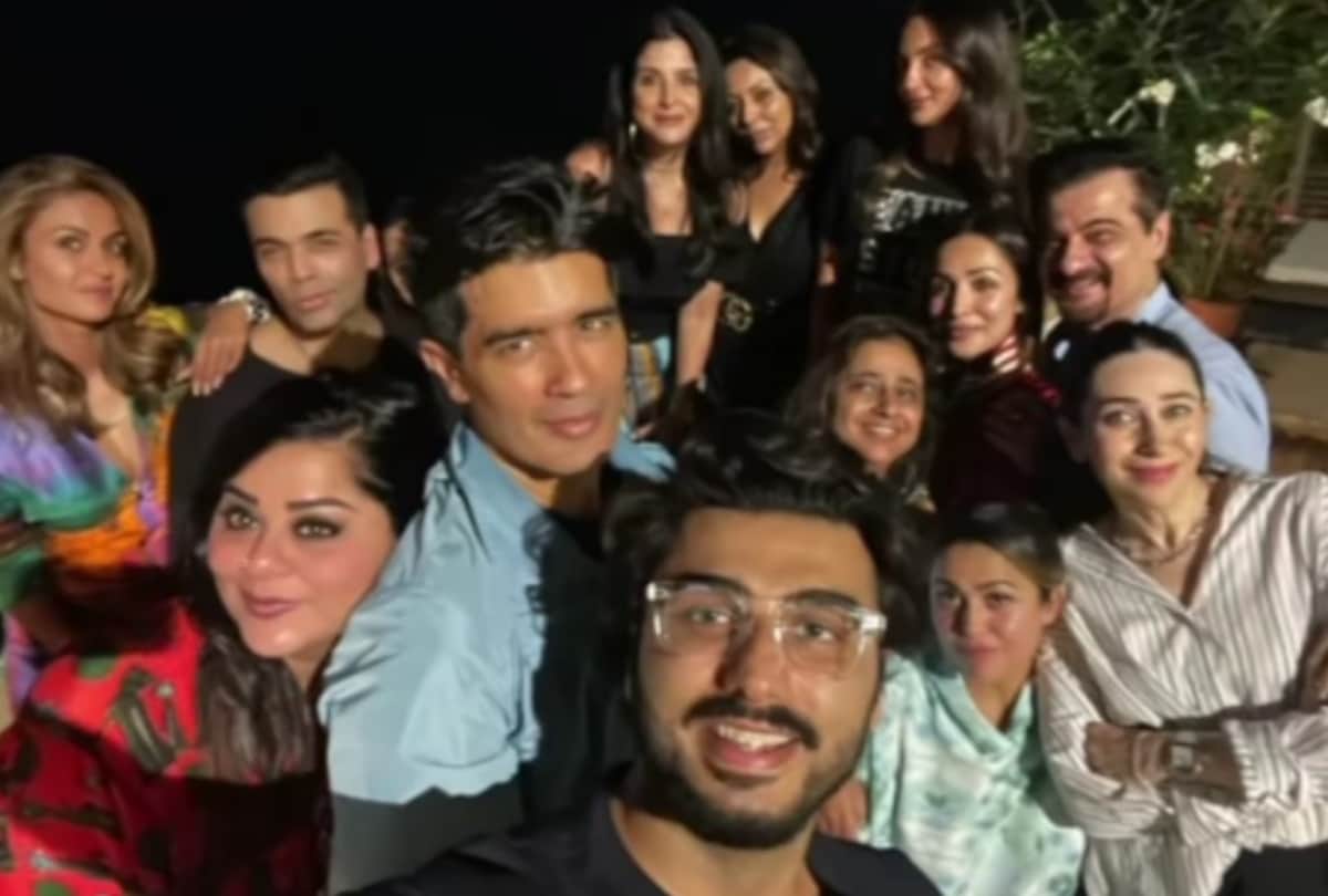 Arjun kapoor and malaika arora cosy pic in amrita arora house party here inside photo