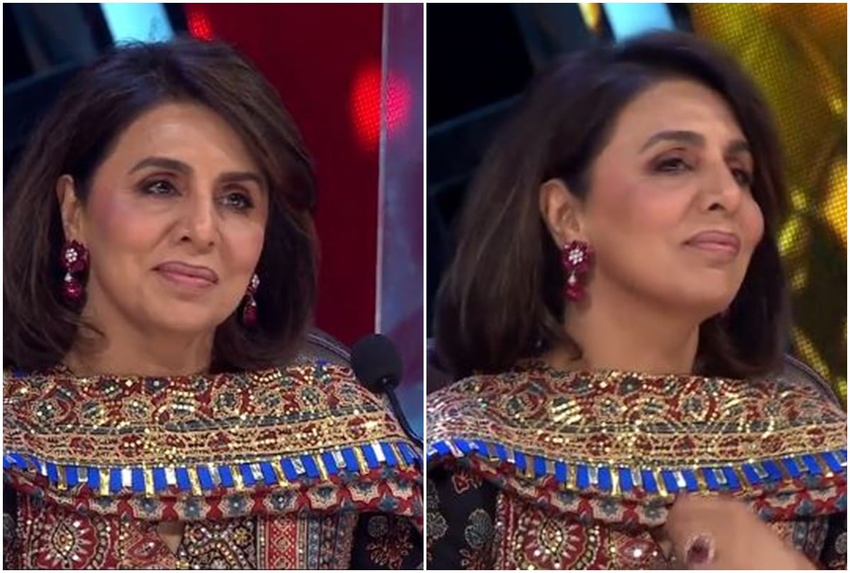 Neetu kapoor got emotional on super dancer chapter 4 set while remembering Rishi Kapoor