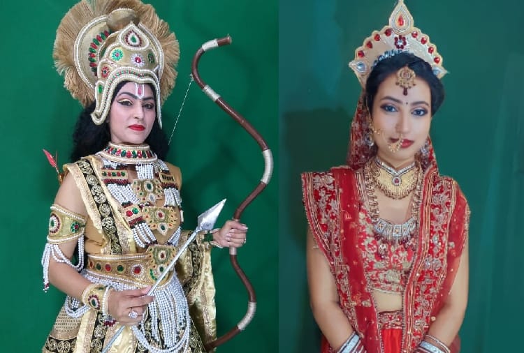 Chandigarh Councillor Gurbax rawat plays part of Ram in High Tech Ramleela 