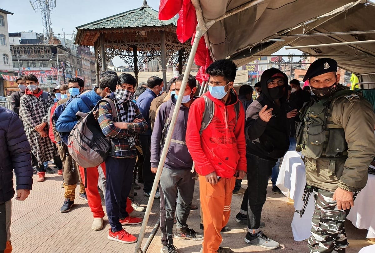 CRPF medical camp In Lal Chowk Srinagar jammu kashmir