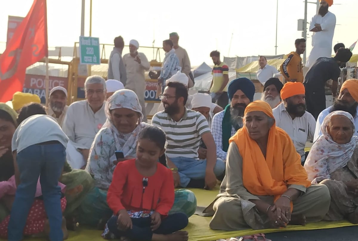 bhartiya kisan union jamed road and protest bharat bandh against new farms law