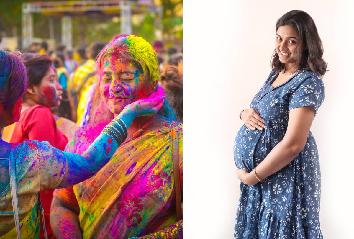 Happy Holi 2021 These special precautions should be taken by pregnant women