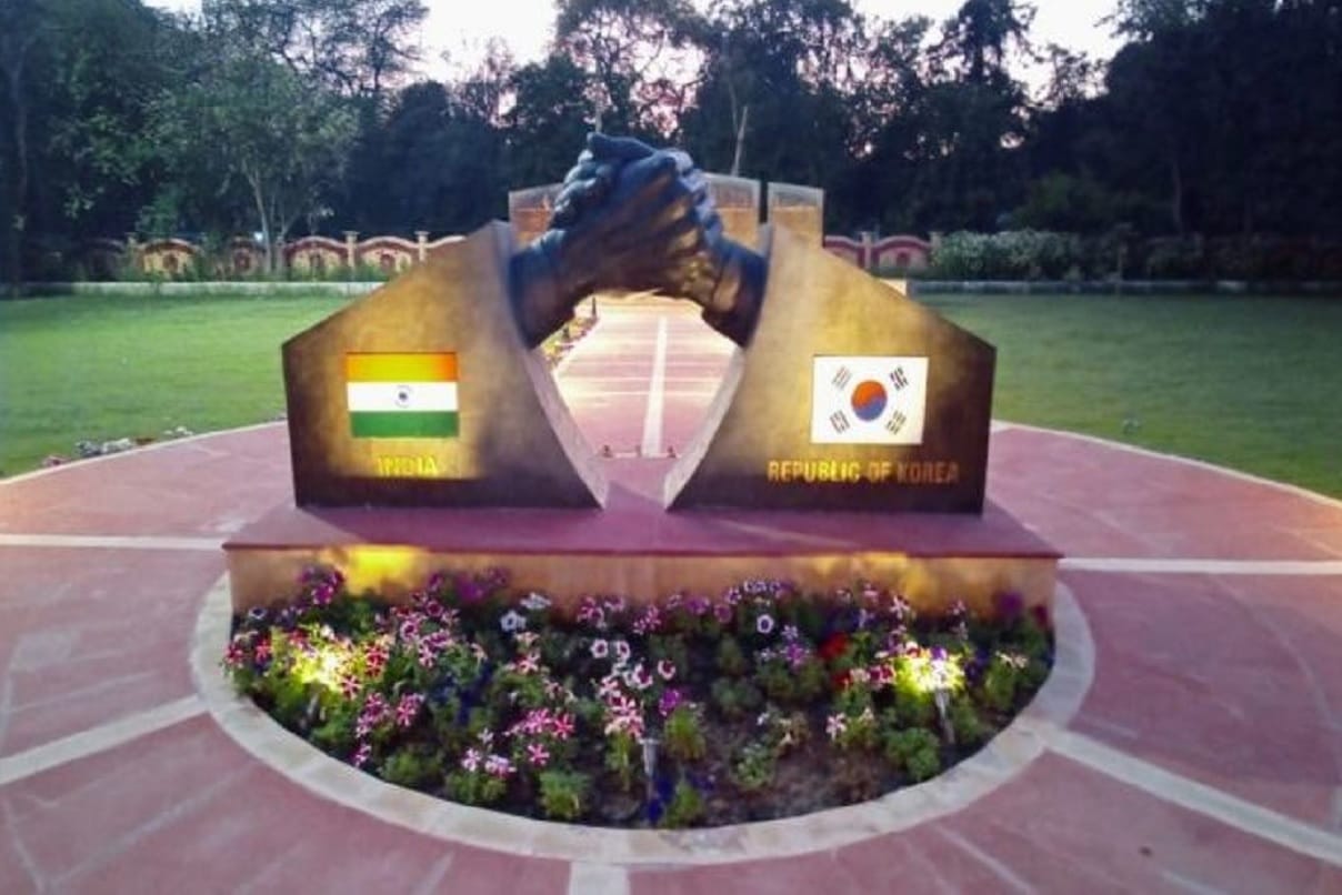Korean Defence minister inaugurates Indo-Korean friendship park in Delhi Cantonment