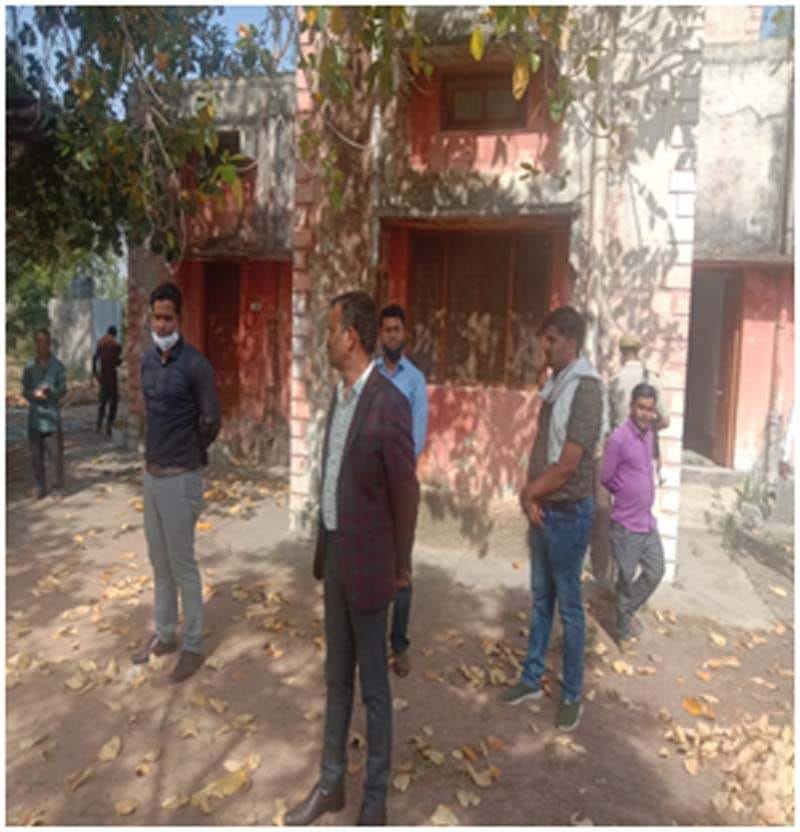 pwd office inpection by dictict magistrate