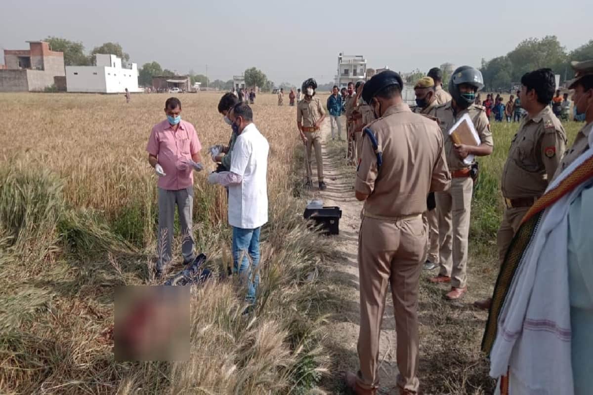 Young man murder in Varanasi dead body found in wheat field Police reach