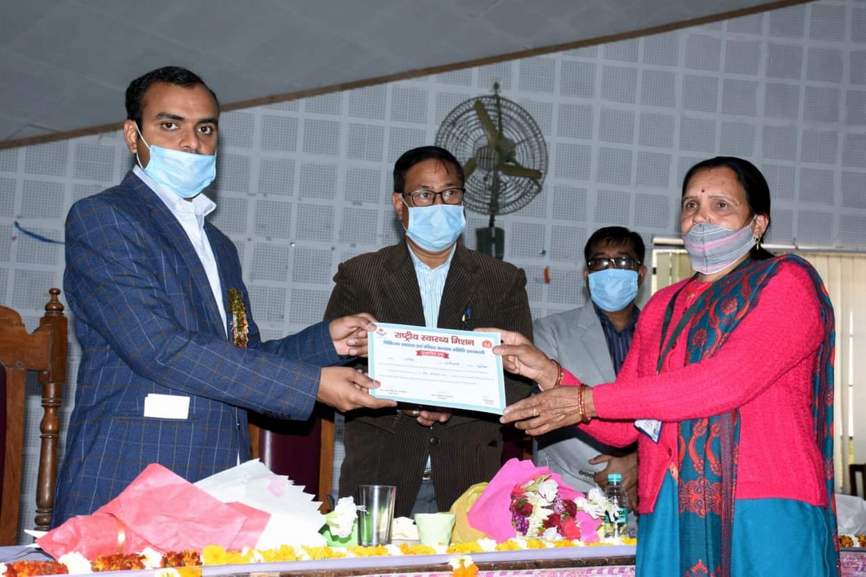 Asha worker awarded for outstanding work
