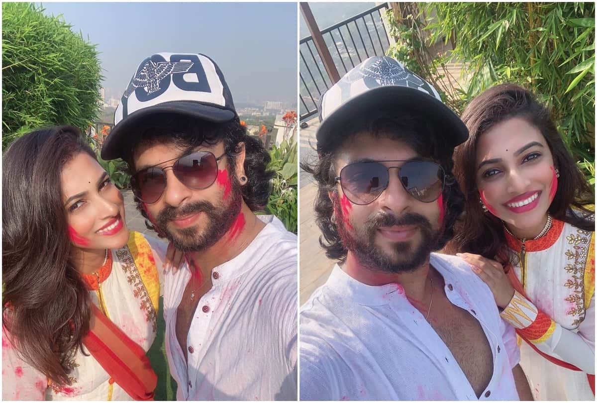 Nayannah mukey and Devesh Mirchandani dance video on mashup track of Holi special songs will win your heart