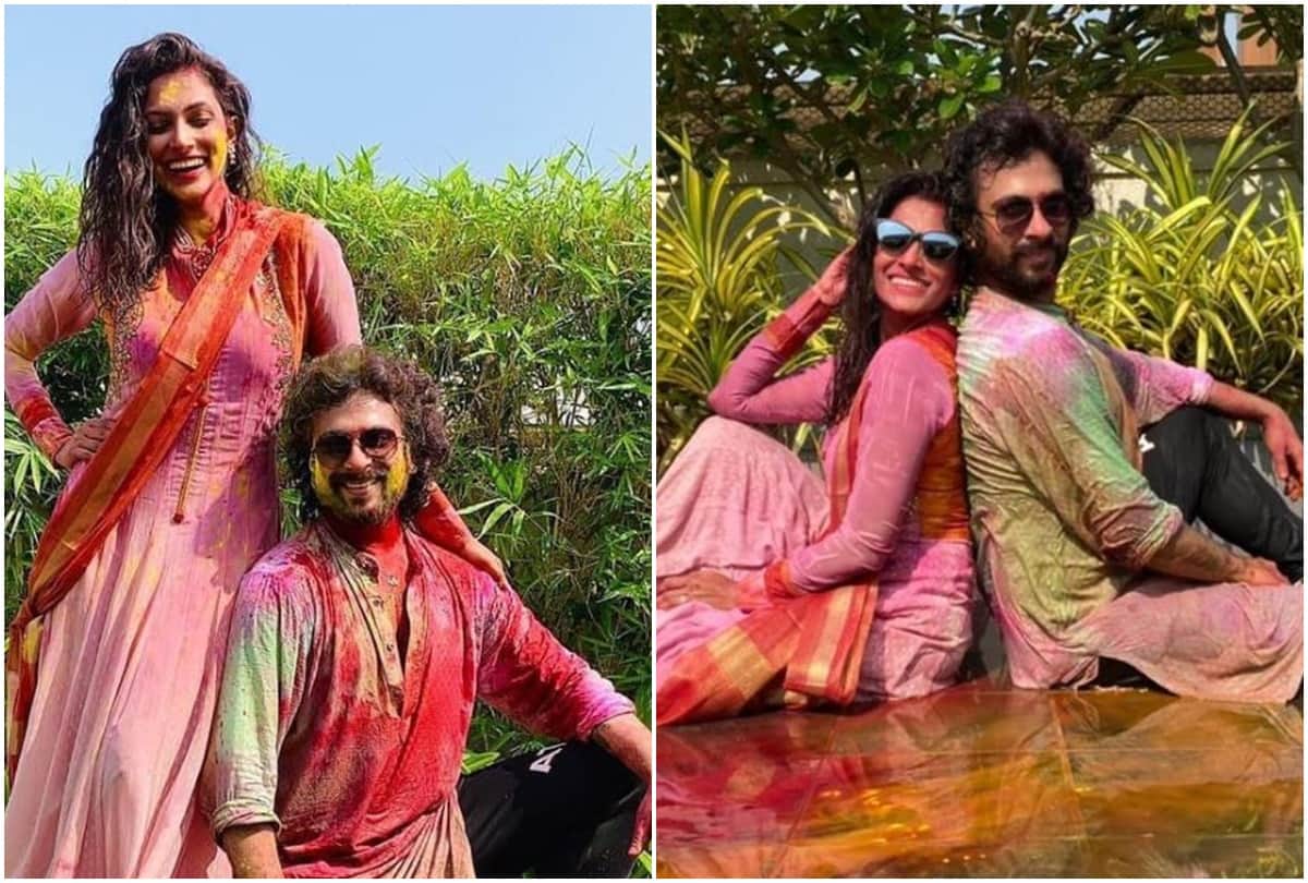 Nayannah mukey and Devesh Mirchandani dance video on mashup track of Holi special songs will win your heart