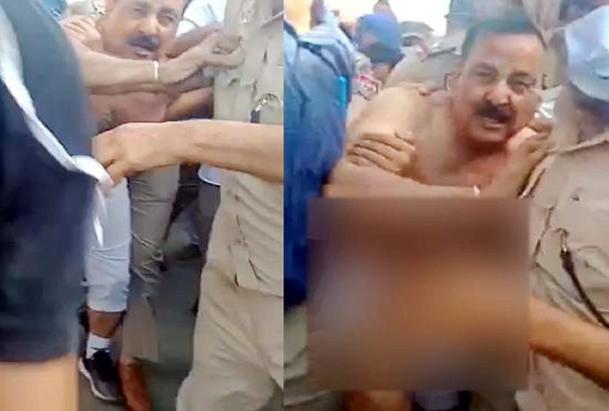 farm laws protesters tear clothes of bjp mla arun narang in muktsar