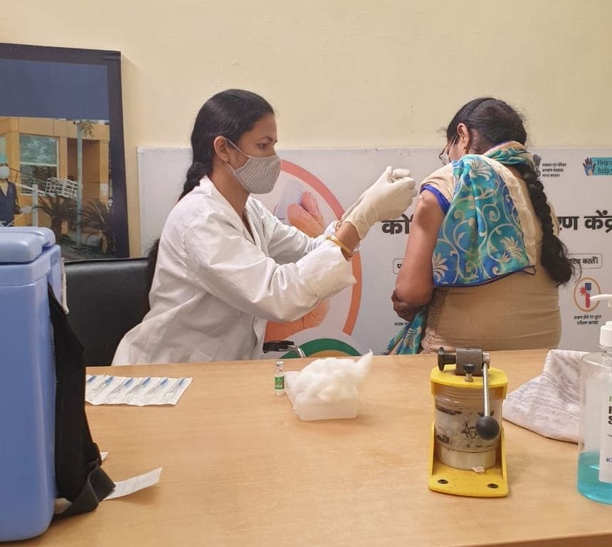 Villagers return team to vaccinate in Kharkabhura village
