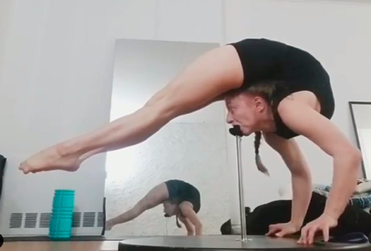 Viral Video: Anastasia evstigneeva performs marinelli bend on mouth tip