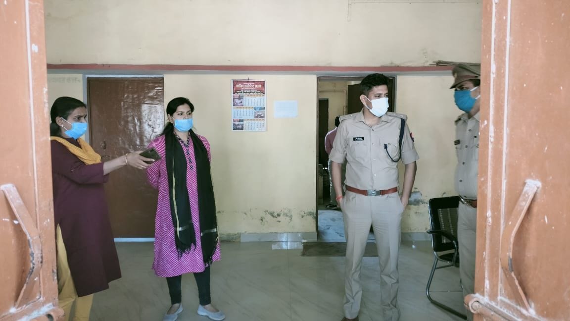 dm sp inspected polling booths