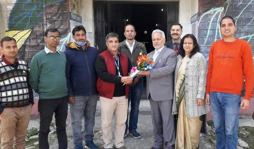 Welcome of Kulpati in Munsyari Collage