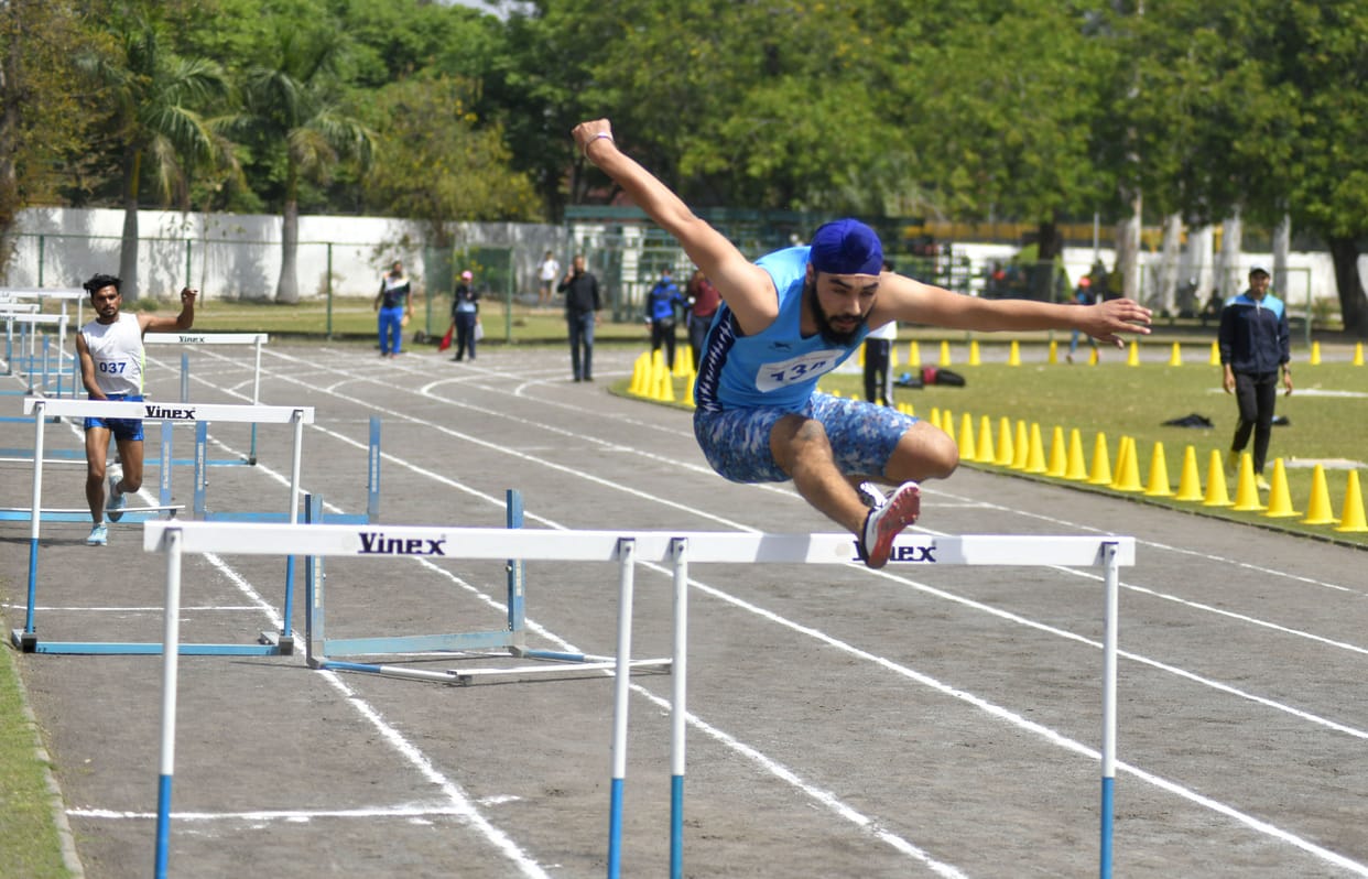 Punya won gold in 100m hurdles
