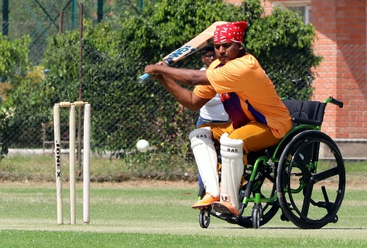 Usha Divyang Cricket League matches played in Chandigarh