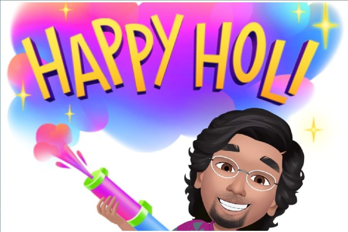 Facebook Rolls Out Holi Themed Avatar Stickers to Celebrate Festival of Colours