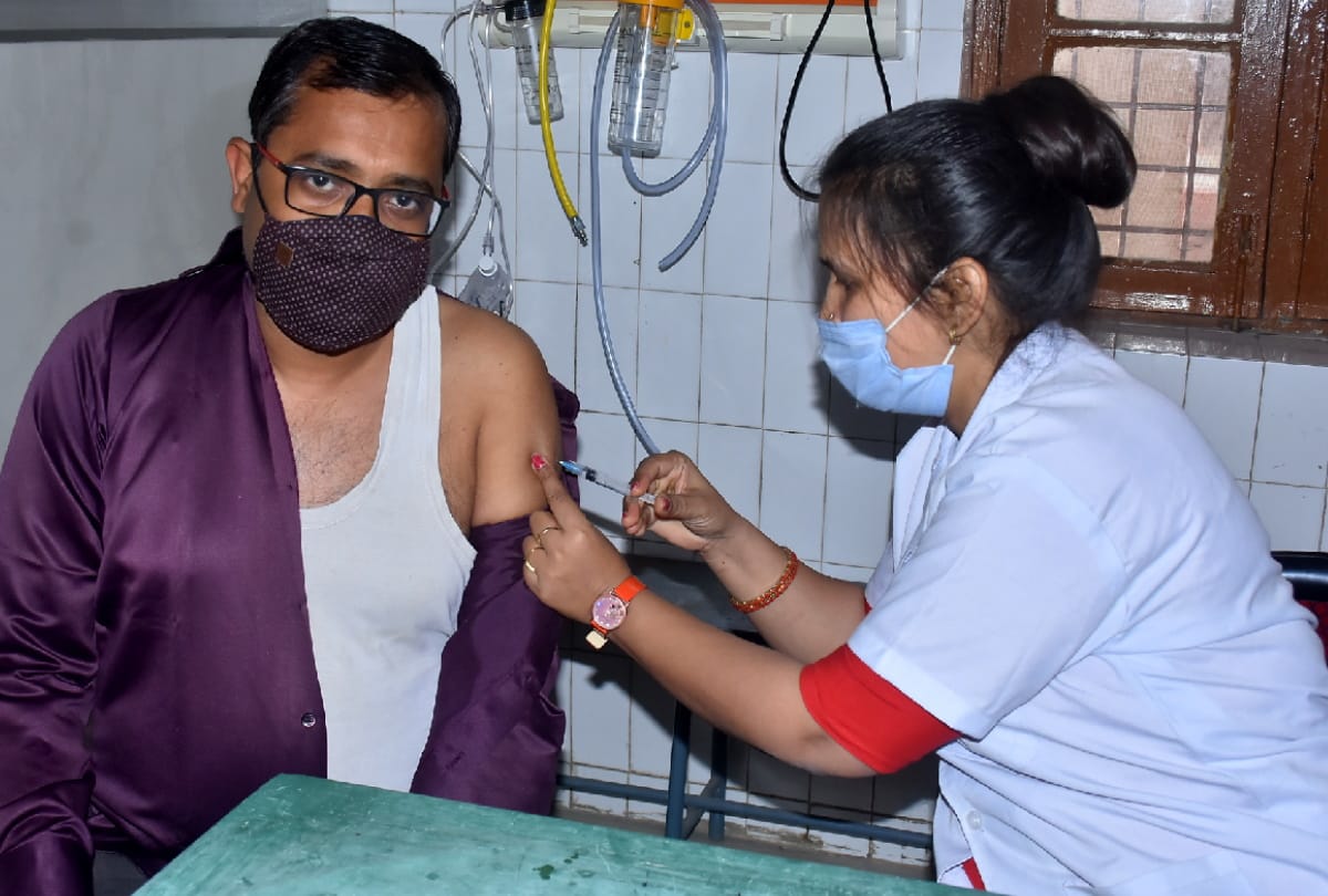 Today campaign run by remaining vaccine from village in Gorakhpur
