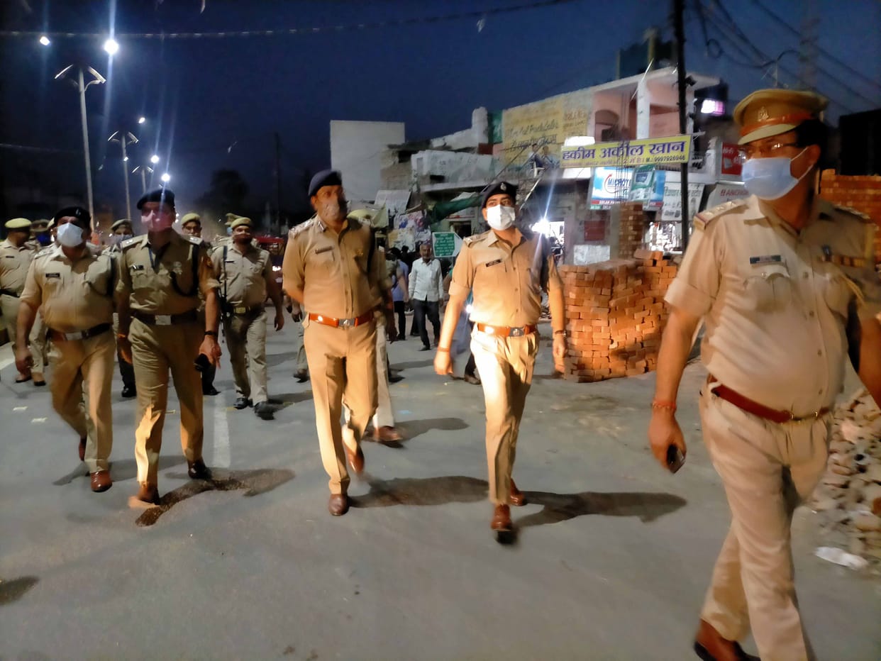 DIG foot marched in Kairana
