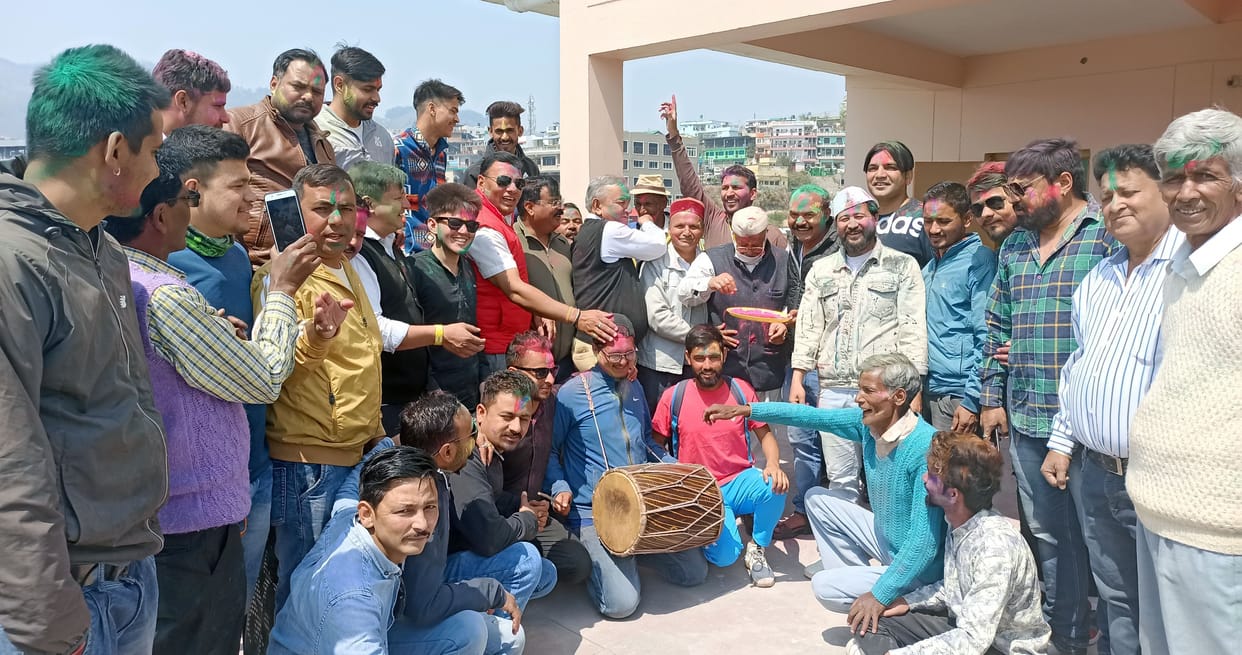 Holi In congress meeting