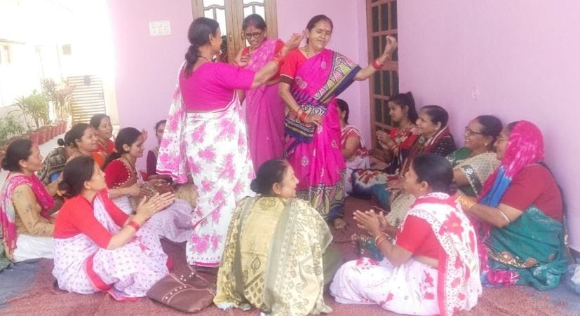 Holi celebrations in District.