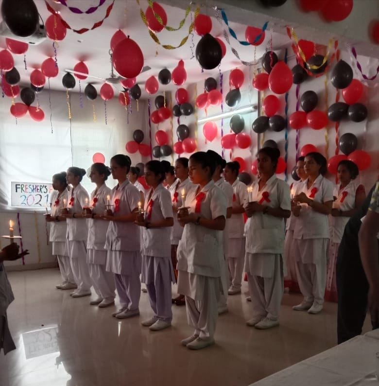 oath taking ceremony at Swastik college