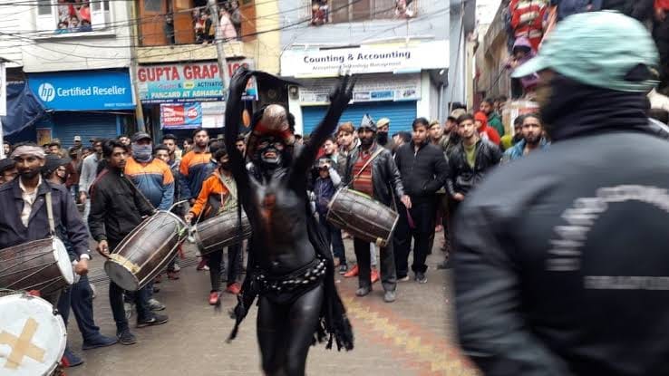 Bhairav ??Nath's tableau was celebrated with great pomp and show.