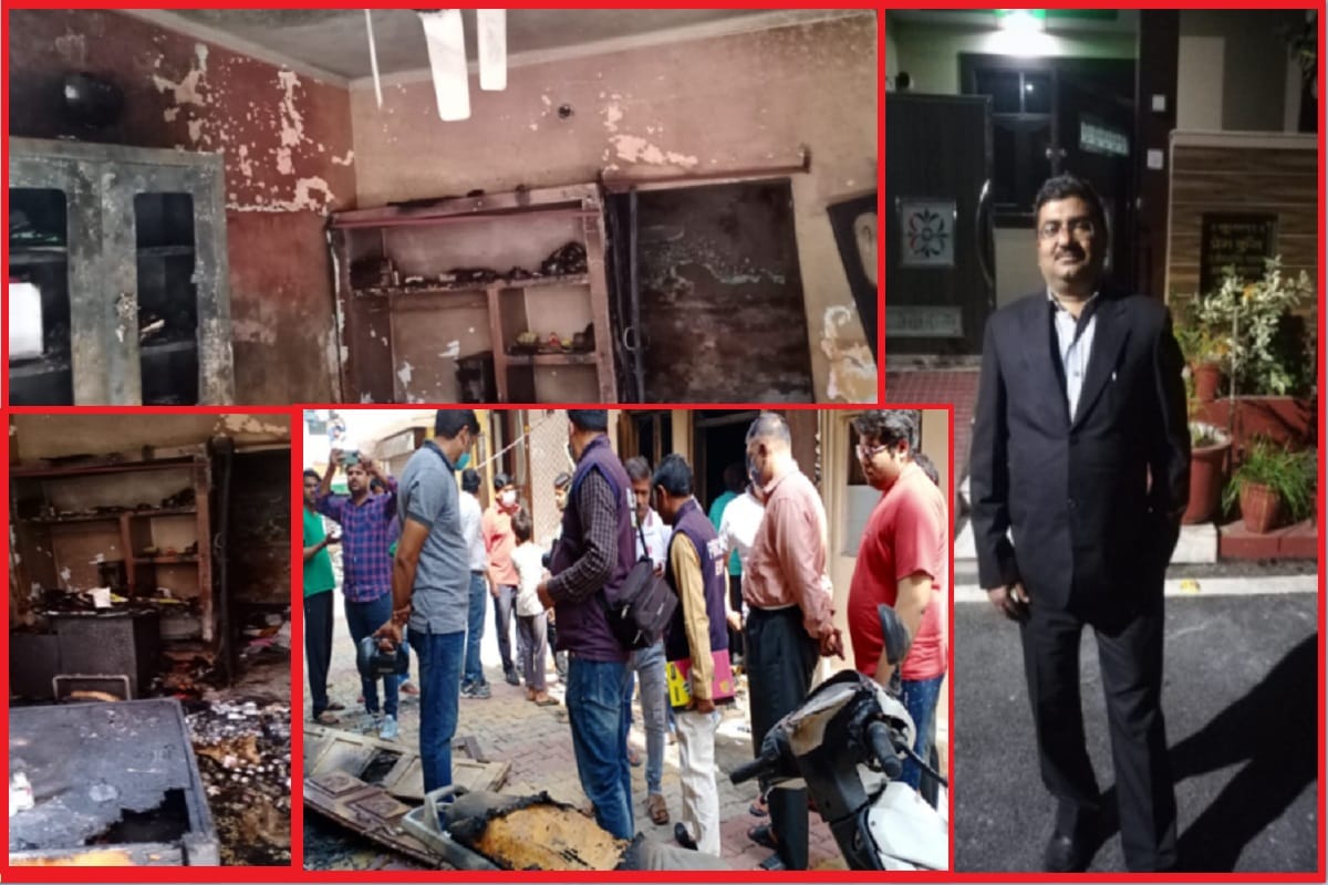 Blast in a warehouse of Nehru Nagar Colony in Meerut and see photos
